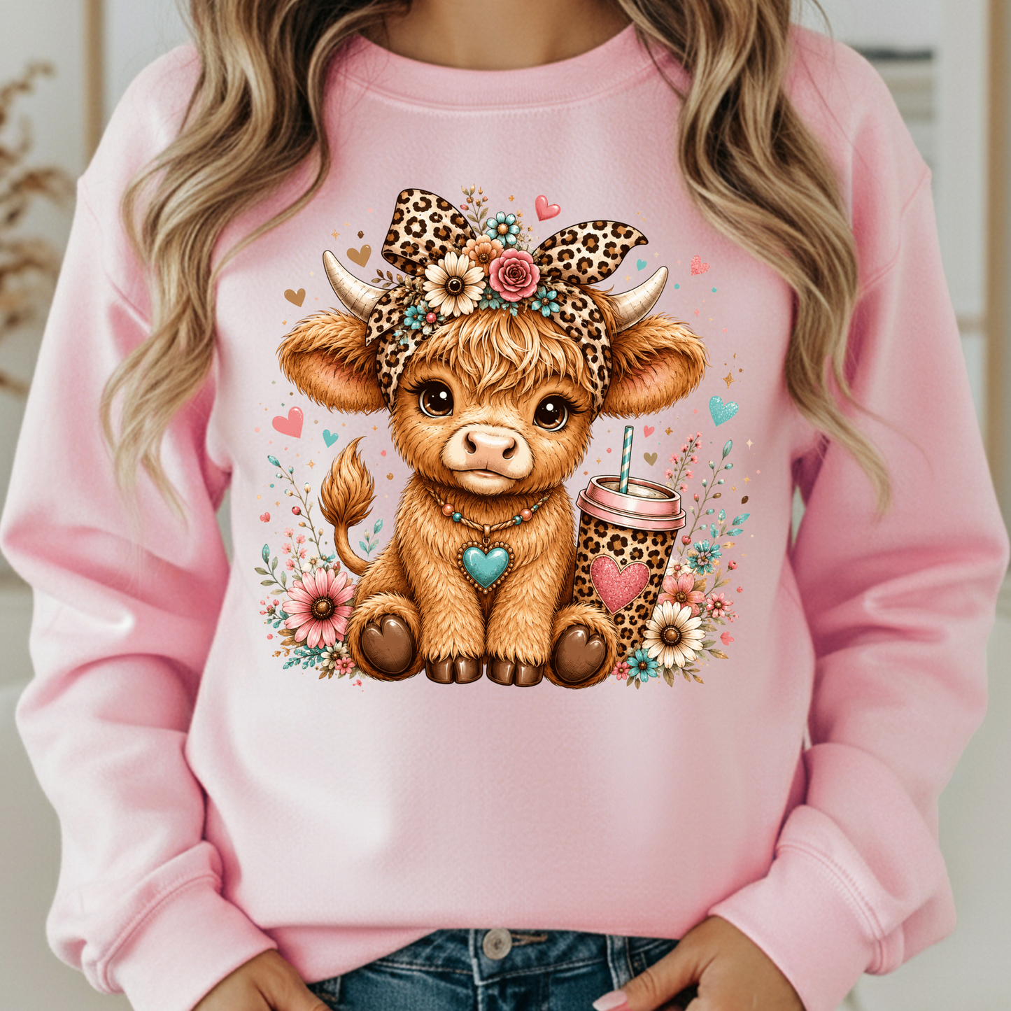 DTF-#53 HL-Cow