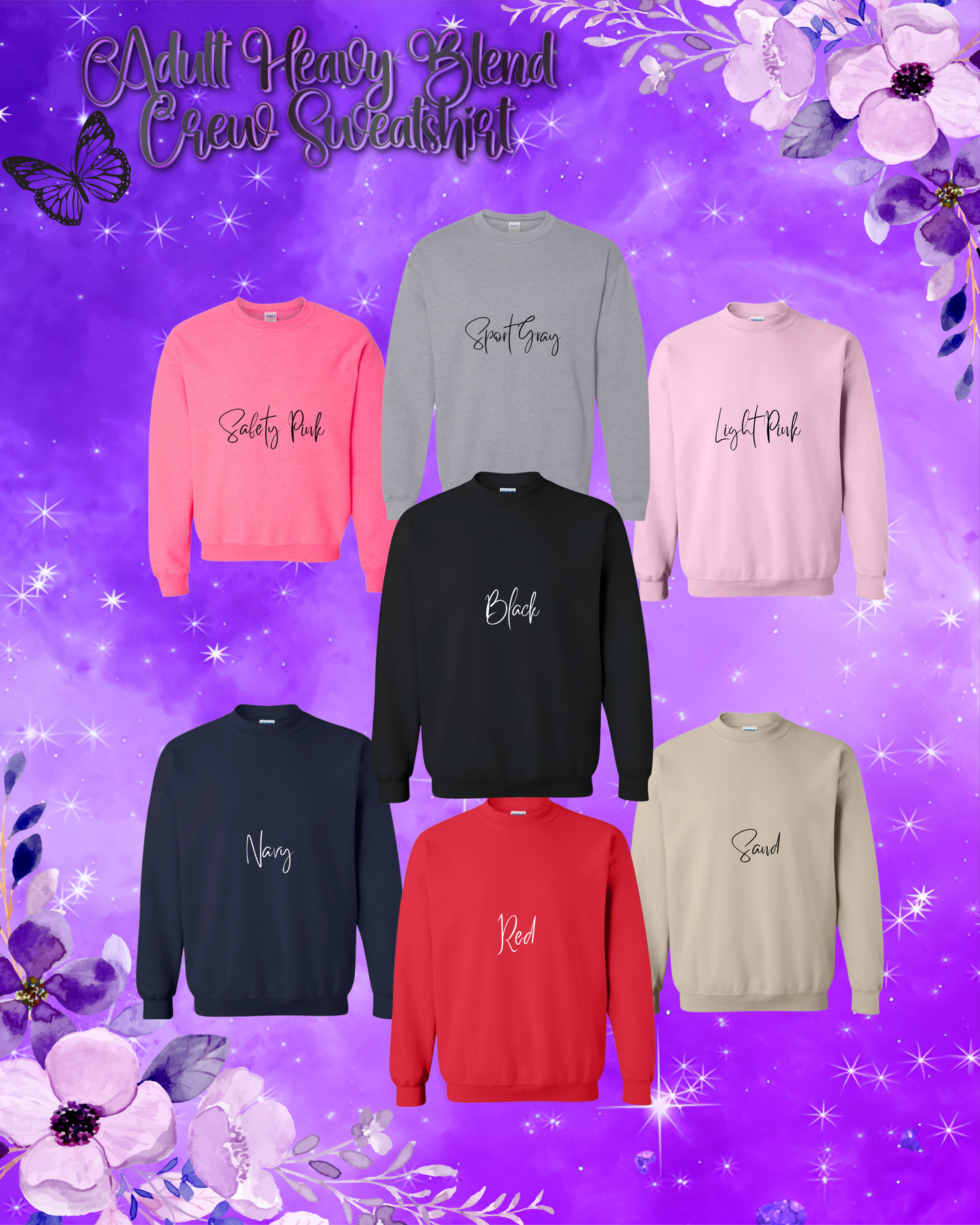 Gildan Adult Crewneck Sweatshirt