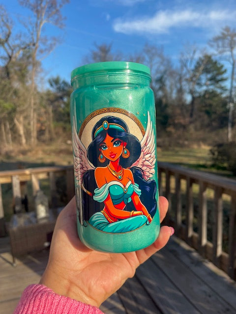 16oz Snowglobe Tumbler- Mica